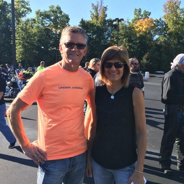 TheBGLibrary's tweet photo. These two bikers came all the way from British Columbia, Canada! #BWB2014 http://t.co/FEkkOYIjUr