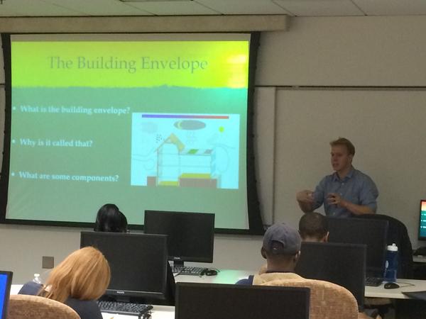 EnergyBillSave's tweet photo. Week two #walkermiller teaching our wonderful #DAPCEP class holding our future leaders. #Energy #Lighting @DAPCEP http://t.co/ck0uMiikcY
