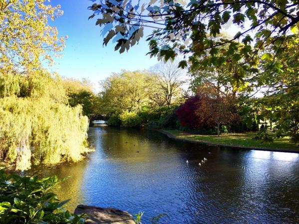 Saint Stephen's Park in central Dublin might be the most perfect park there is.  Flashbacks of Boston Commons
