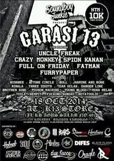 📢 Woy! Cepat merapat ke <a href="/K13store/">KONSPIRASI13 STORE</a>!  #Garasi13 sudah berlangsung. Hingar bingaaarrrr! ✊🎸🎤🎺🍻