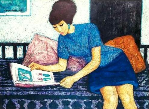 panoround01's tweet photo. Béla #CZENE #hungarian #art #followart #painting #fineart #painting #twitart #green #colores #book #buch http://t.co/sEP7JDZ5Lc
