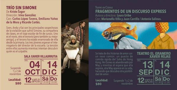 teatroinbal's tweet photo. #PromoGT Hoy recibe 50% desc para #Fragmentos o #TríoSinSimone mencionando este tuit en taquillas. #TeatroParaJóvenes http://t.co/mg0ihXR4To
