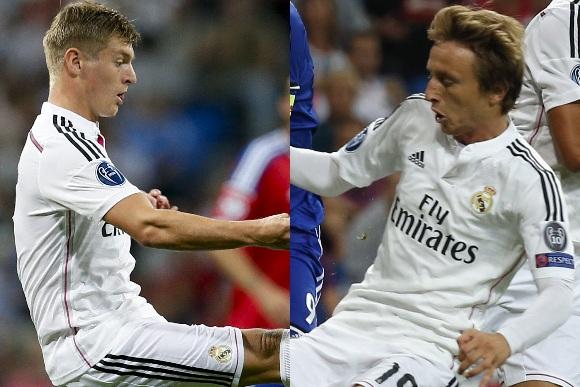 carrusel's tweet photo. BRUTAL | MODRIC-KROOS 100 pases TODOS buenos
-Modric: 42 pases, 100% efectividad
-Kroos: 58 pases, 100% efectividad http://t.co/5vUE4C7oHH