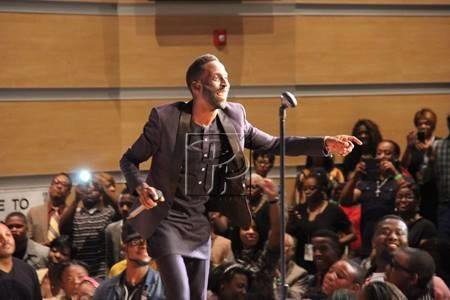 ShowPraise's tweet photo. Tye Tribbett performance at Rhythm Youth Movement Conference http://t.co/MfjMowXOsu
