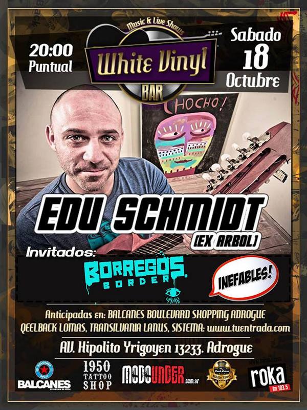 whitevinylbar's tweet photo. ya empezamos a trabajar para el gran show de esta noche de @EduSchmidt1 en @whitevinylbar !! http://t.co/f7dxievhz7