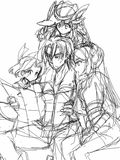 5th配信開始おめで㌧。分かってたけどラフまでしか描けんかった。でもどうしてもこの構図にしたかったんよ
#ワイルドアームズ版深夜の真剣お絵描き60分一本勝負 