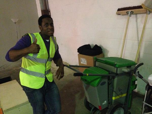 BigHouseTheatre's tweet photo. @hackneycouncil thanks so much for lending this for #TheRealness http://t.co/cA0sx437yG