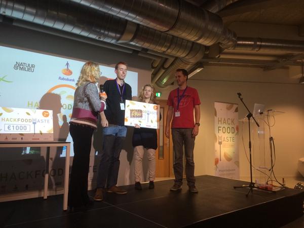 polderhack's tweet photo. 3rd prize for Bullebak!! #hackfoodwaste http://t.co/zgfso5akP9