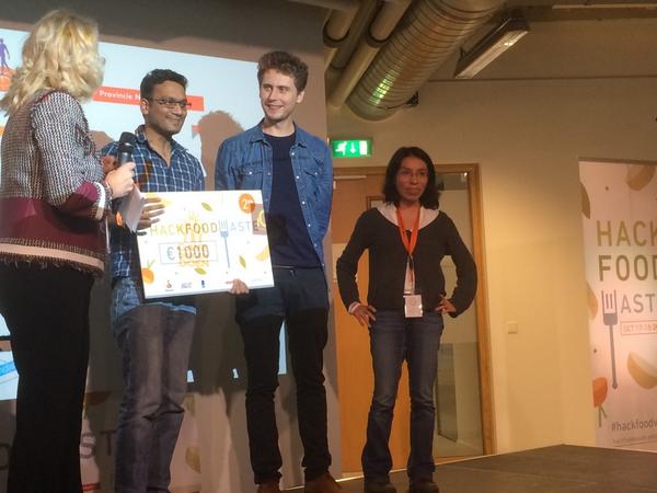 polderhack's tweet photo. Second prize: Tradewise #hackfoodwaste http://t.co/FD182rhHNB