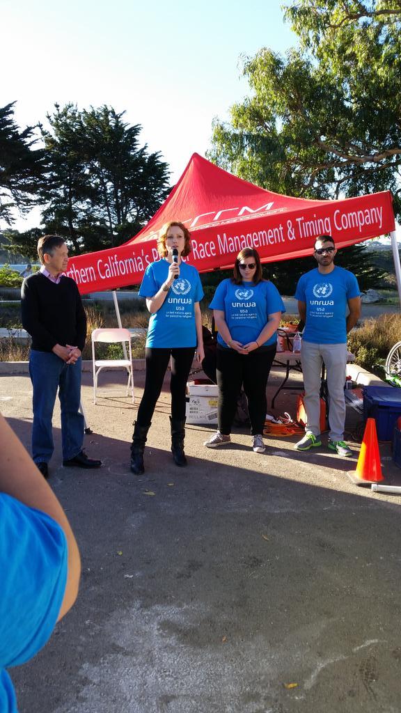 SFSUMUN's tweet photo. Policy makers launching great work #Gaza5K http://t.co/gckQBuqkzW