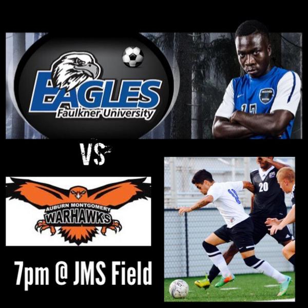 Join us tonight as we host our cross-town rivals AUM for this key Southern States Conference match. 

7 p.m Kick Off