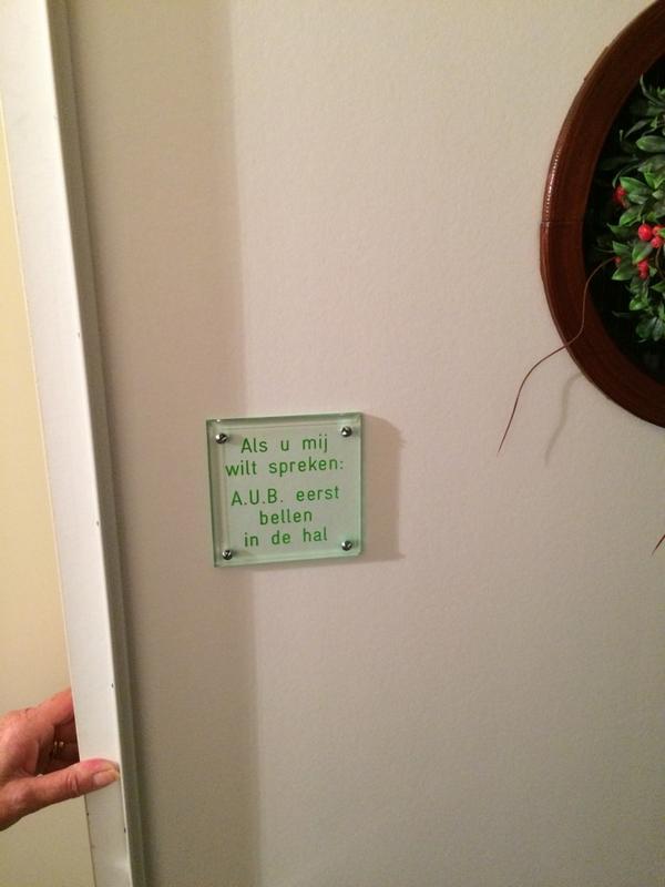 Met het beveiliging bewustzijn van deze klant is niets mis.