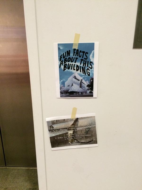 FreeCooperUnion's tweet photo. They are taking down all of our posters #postingmore http://t.co/cSmy8l9oXr