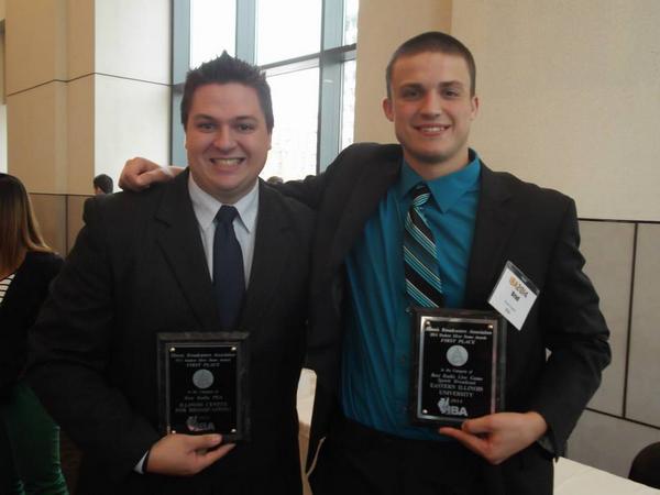 <a href="/BeOnAirUSA/">@BeOnAirUSA</a> ICB grads Steve Suffredin and Brad Kupiec win at the SILVER DOME AWARDS....impressive!!!!