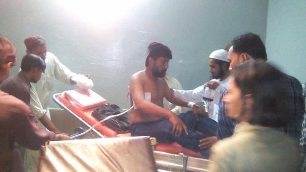 faibyy's tweet photo. Humdard of #MQM Ashfaq injured by Police Firing at Islamabad Chowk #Hyderabad @abidifactor @WasayJalil @KaleemAltafi http://t.co/m2xsvGld8k