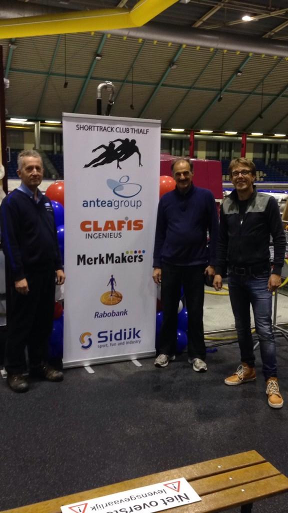 SCThialf's tweet photo. Trots presenteren we onze nieuwe sponsoren! http://t.co/Da5aSManW5