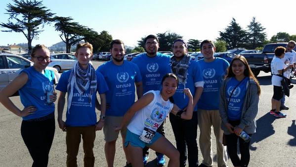 SFSUMUN's tweet photo. Let's hear it for the MUN volunteer team @SFDangerZone @IongStrangeTrip #Gaza5K http://t.co/VMtRouDbWt