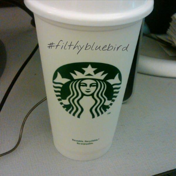 filthybluebird's tweet photo. Mmm Starbucks. I need you almost as much as I need @VaughnAsher's cock. http://t.co/FYQKMJ1FEc