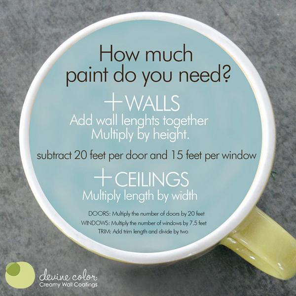 devinecolor's tweet photo. Ever wonder how much paint you ACTUALLY need? http://t.co/bjQ8Z5Pk1m