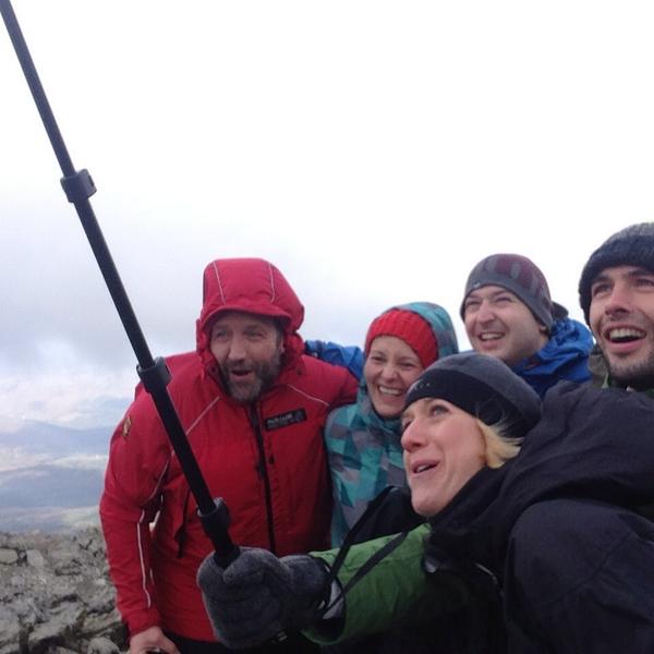 Russ79Smith's tweet photo. #3peakschallenge team up and off the Ben in amazing conditions, now off to Scafel!! @Janams10 @jasonrawles #epicLED http://t.co/30SwNCVHZU