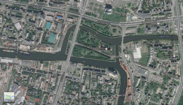 toktokalweer1ei's tweet image. @MathUpdate Today's Kaliningrad (Königsberg). #Euler #bridgeproblem #GoogleMaps