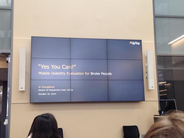 JaleesaT's tweet photo. For people like me! #gradstudentlife #mobilebootcamp #uxtacoma http://t.co/r9fkUQYbZj