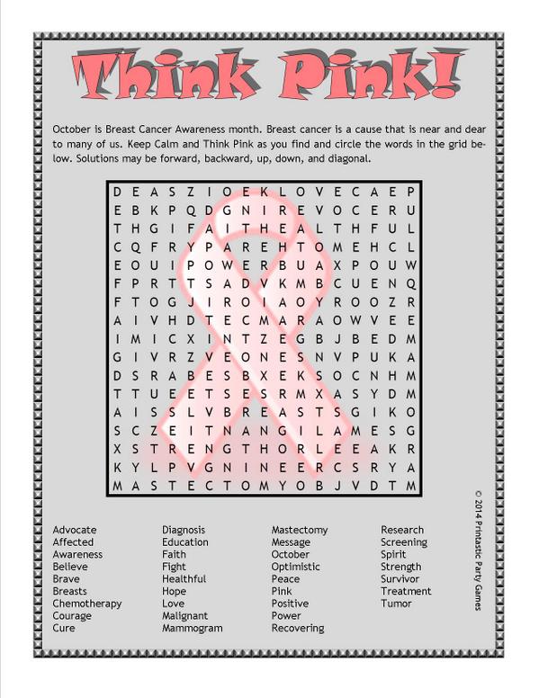 Boobs Word Search Puzzle | Adult NSFW Printable | Instant Download | Breast  Cancer Party Games | Funny Word Search