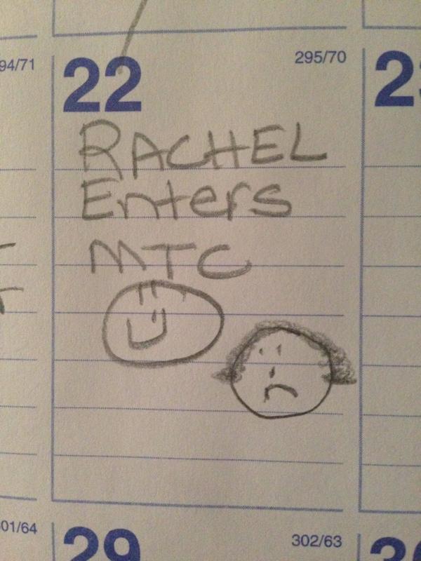 rachfeldermann's tweet photo. Found out my mom wrote this on the calendar... 😃😟 #4days http://t.co/abT8W3fMCf
