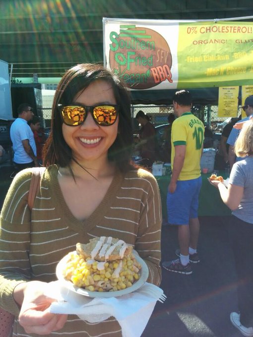 Saturday just getting started at the SF Vegan Beer &amp; Food Festival (at @SoMaStrEatFood Park) https://t<a href="/tag/b2b"class="tags"><span>#b2b</span></a>