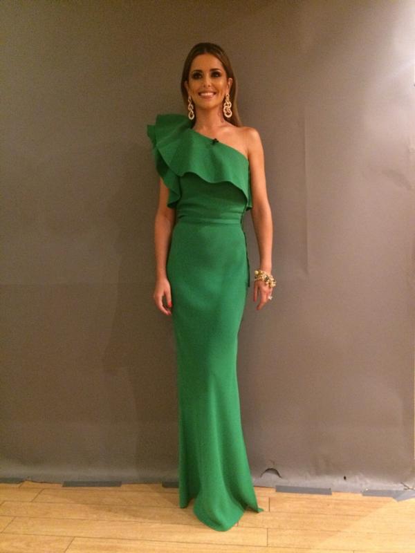 Tonight @CherylOfficial wears Lanvin dress and Saint Laurent shoes, see her  style file here: http://t.co/p6L4HhyVJF