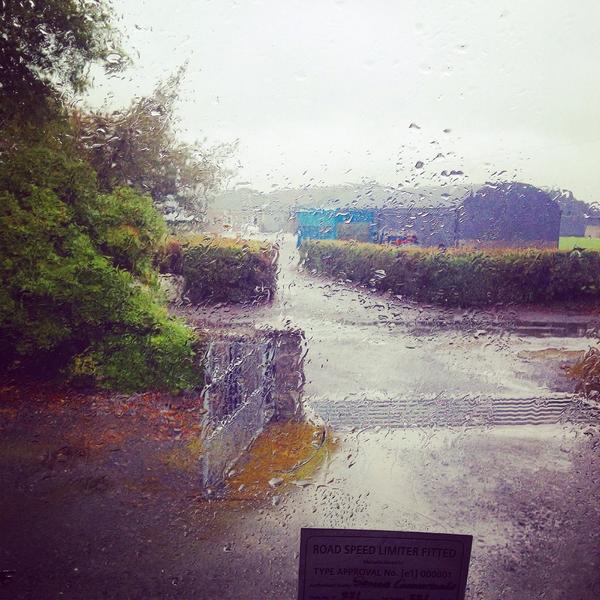 robertdutton's tweet image. Miserable day driving today #wet