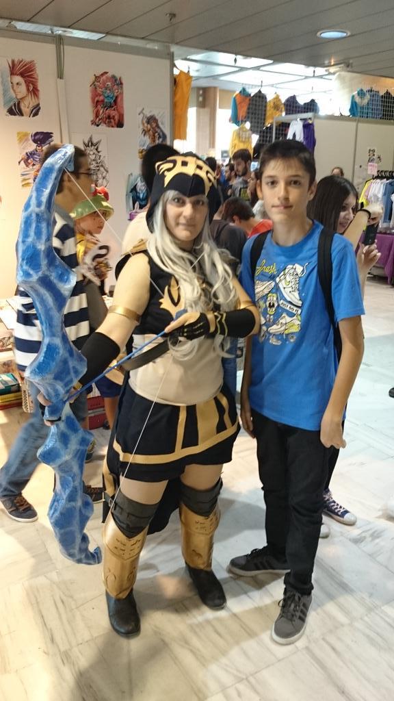 rulagarrula's tweet photo. 😆 cosplays!! #Salondelmanga #Granada #Ashe #jinx #ShingekiNoKyojin http://t.co/YyLlCF1nI3