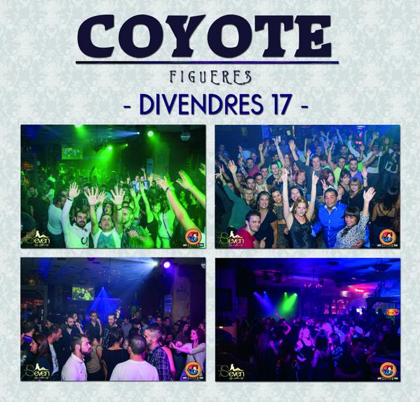 Gran noche ayer viernes en Coyote Figueres.... hoy mas y maaasss..!!!