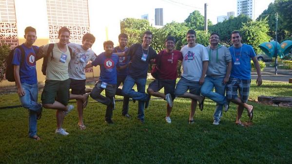 _seuraul's tweet image. 4Soft na #RuPyNatal com o akitão @akitaOnRails