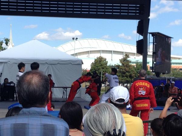 KASHouston's tweet photo. Awesome tae kwon do act by Hwarang TKD!! #KFest2014 http://t.co/gmWpdiZJzI