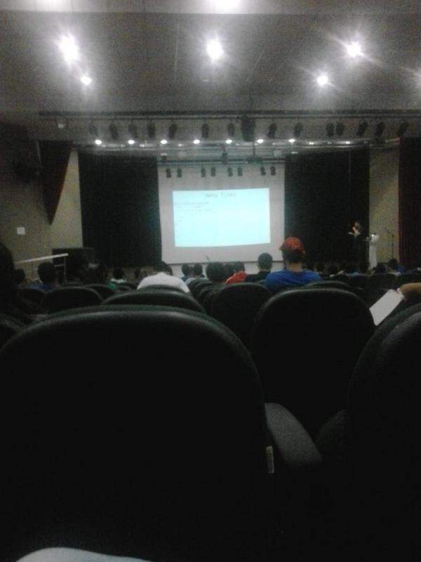 mendes_thay1's tweet image. Ótima palestra! #RuPyNatal