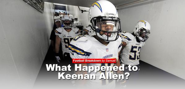 TheFilmRoom's tweet photo. Film Breakdown: What Happened to Chargers' WR Keenan Allen? - http://t.co/YIPx3QoVJH http://t.co/8r0adX5f1q
