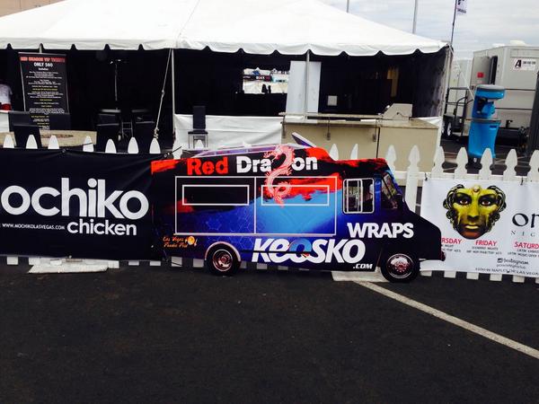 KEOSKO's tweet photo. @KEOSKO: Proud sponsors @VegasFoodieFest @RedDragonMarc #foodiefest http://t.co/a8FBL3gGzF