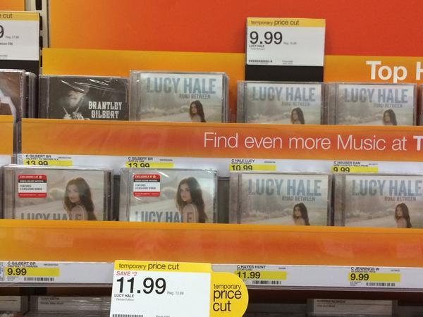 iansgoose's tweet photo. I don't think I'll ever be able to get over hearing #LALB in target, that being said,
when in target @lucyhale http://t.co/DyKMIrUbkk