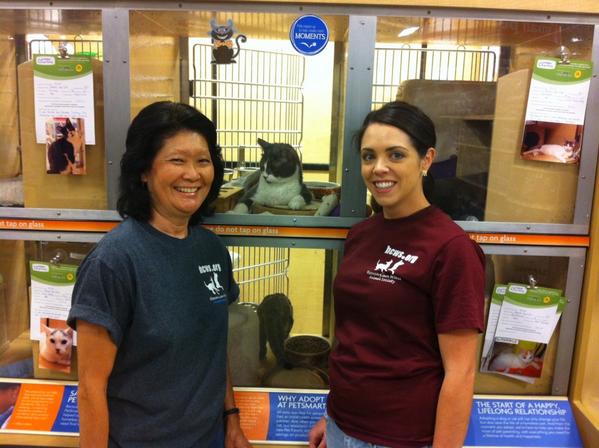 animalfndlv's tweet photo. Shoutout to @HeavenCanWaitLV for joining us at #Slidingintohomes #ASPCAmegamatch event today! http://t.co/YLHJ28aZqS