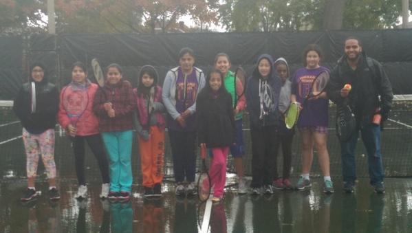 hibbardcps's tweet photo. Proud of our girls tennis team for playing in the rain today! #cpssports http://t.co/1pcYaQbBuD