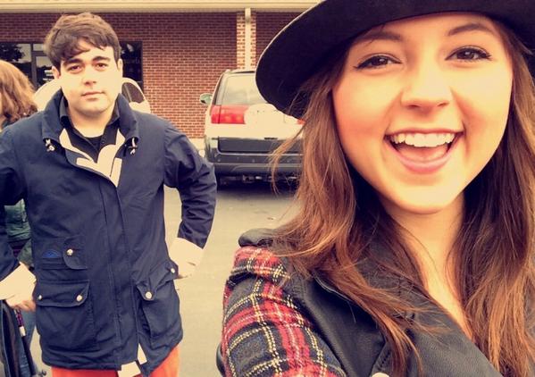 CarolineKole's tweet image. Selfie saturday with the one and only @hunthearin #KeyboardWizard @GoorinBros #GoorinHat