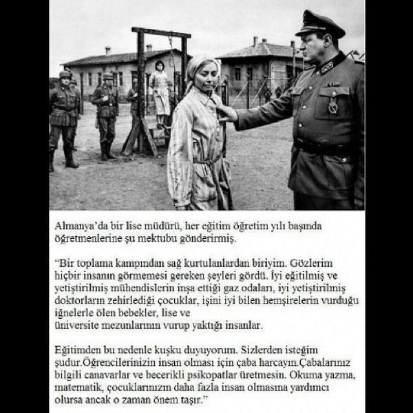 TuhafAmaGercek's tweet photo. Almanya'da bir lise müdürü, her eğitim öğretim yılı başında öğretmenlerine şu mektubu gönderirmiş. http://t.co/vA2kQlPupU