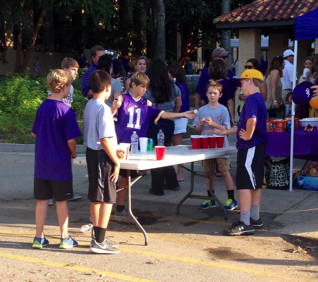 Ross Dellenger Children Beer Pong Rt Elizabethcrisp Teaching Them Early I Guess Lsu Http T Co Tl5uhwptpw
