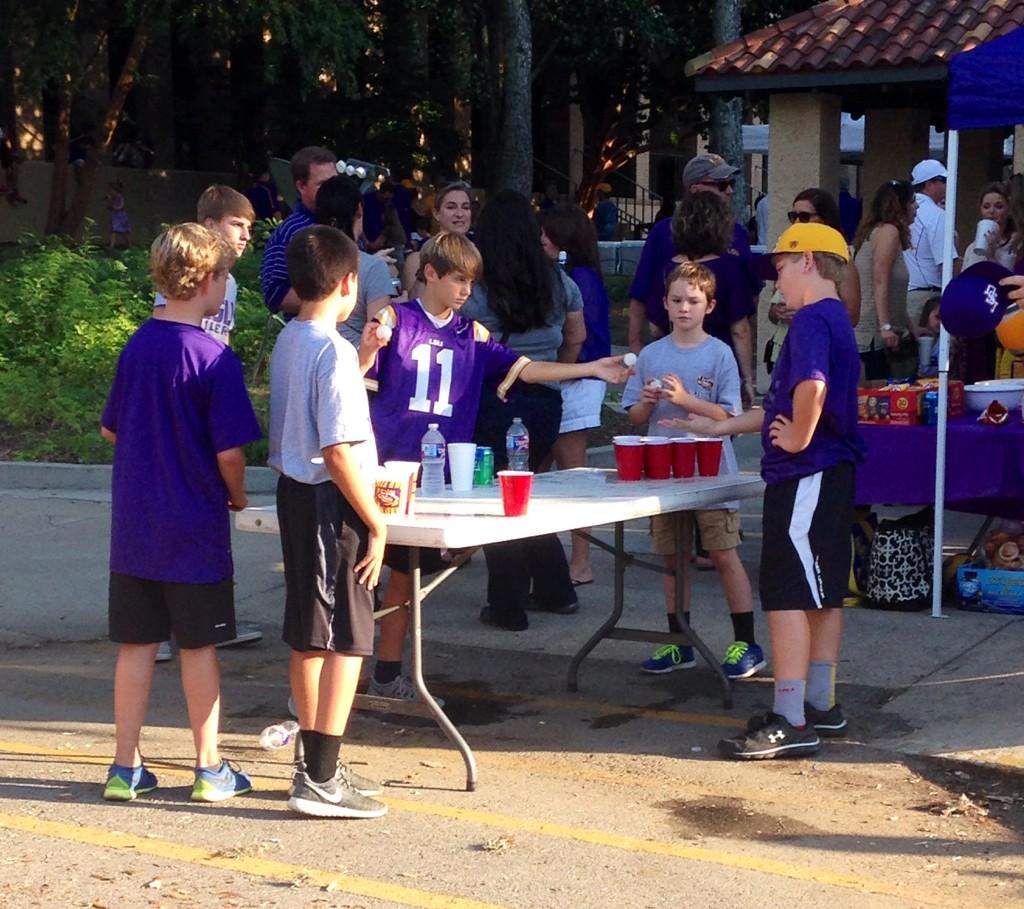 Ross Dellenger Children Beer Pong Rt Elizabethcrisp Teaching Them Early I Guess Lsu Http T Co Tl5uhwptpw