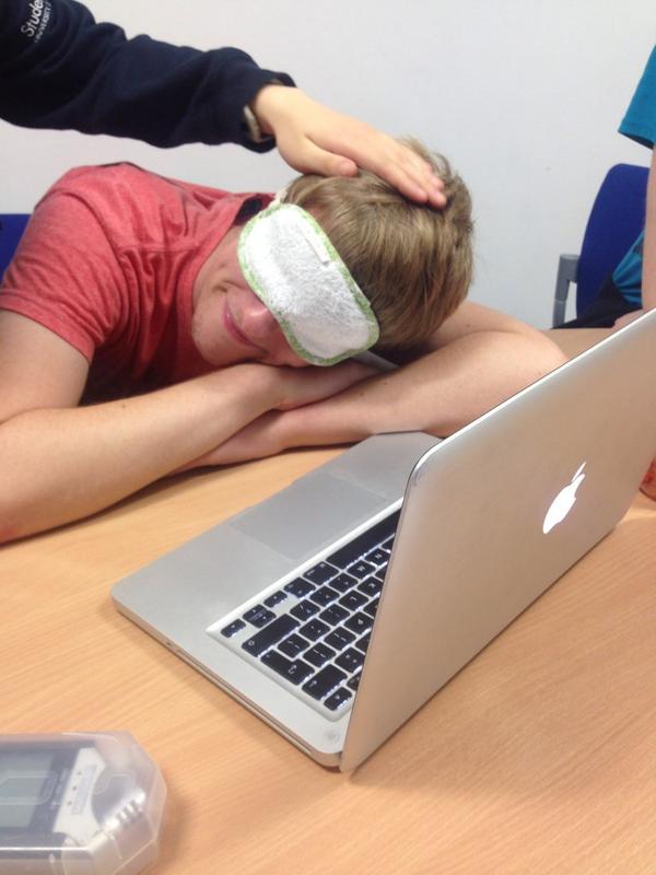 UoNFilmMaking's tweet photo. 16 hours in and were exhausted!!! Some are more prepared than others... http://t.co/F30LygM9Ud