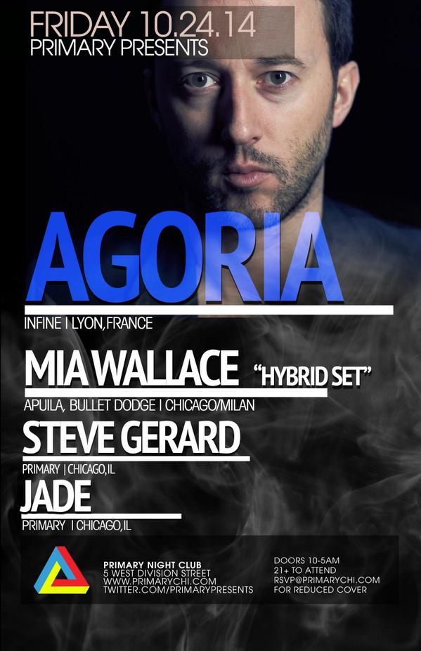 Primarypresents's tweet photo. @agoriamusic Next Friday @Primarypresents 
tix- http://t.co/kR3wktjtKX
#voidaudio #primarynightclub http://t.co/jIBq5qni7U