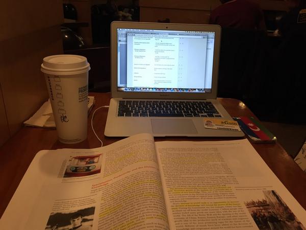 MahmudAkhundov's tweet photo. Still studying and getting ready for the Econ midterm exam :/ http://t.co/uctKVQqFd8