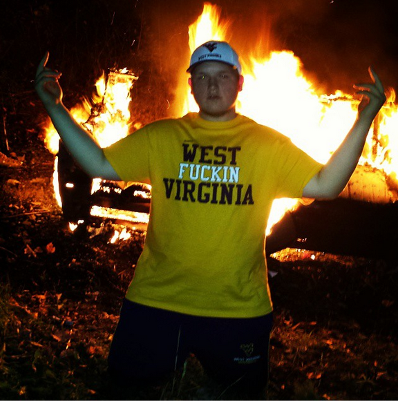 SBNation's tweet photo. WE HAVE REACHED PEAK WEST VIRGINIA (via @GottliebShow) http://t.co/SMo7SLHmMr http://t.co/2QxNxJnIKG