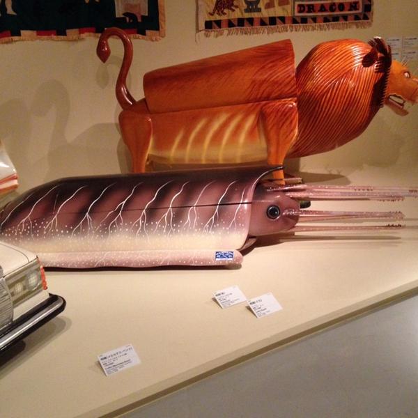 kmyken1's tweet photo. これもインパクトあったなあ。同じくガーナの棺桶です。(みんぱく特別展『イメージの力』より) http://t.co/OVGH3pOrCo